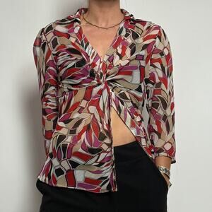 Vintage Y2K Essentials by Miland  Sheer Blouse